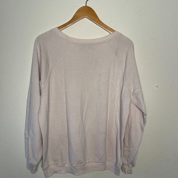 Wildfox Blooming Heart Sweatshirt Light Peach Size Small - Picture 3 of 5
